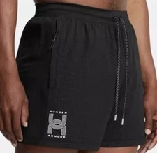 NEW NWT MEN SZ LG Under Armour UA Train Run Anywhere Shorts 1386620 4" Black $65