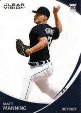 Matt Manning 2022 Panini Chronicles #3 Clear Vision Detroit Tigers
