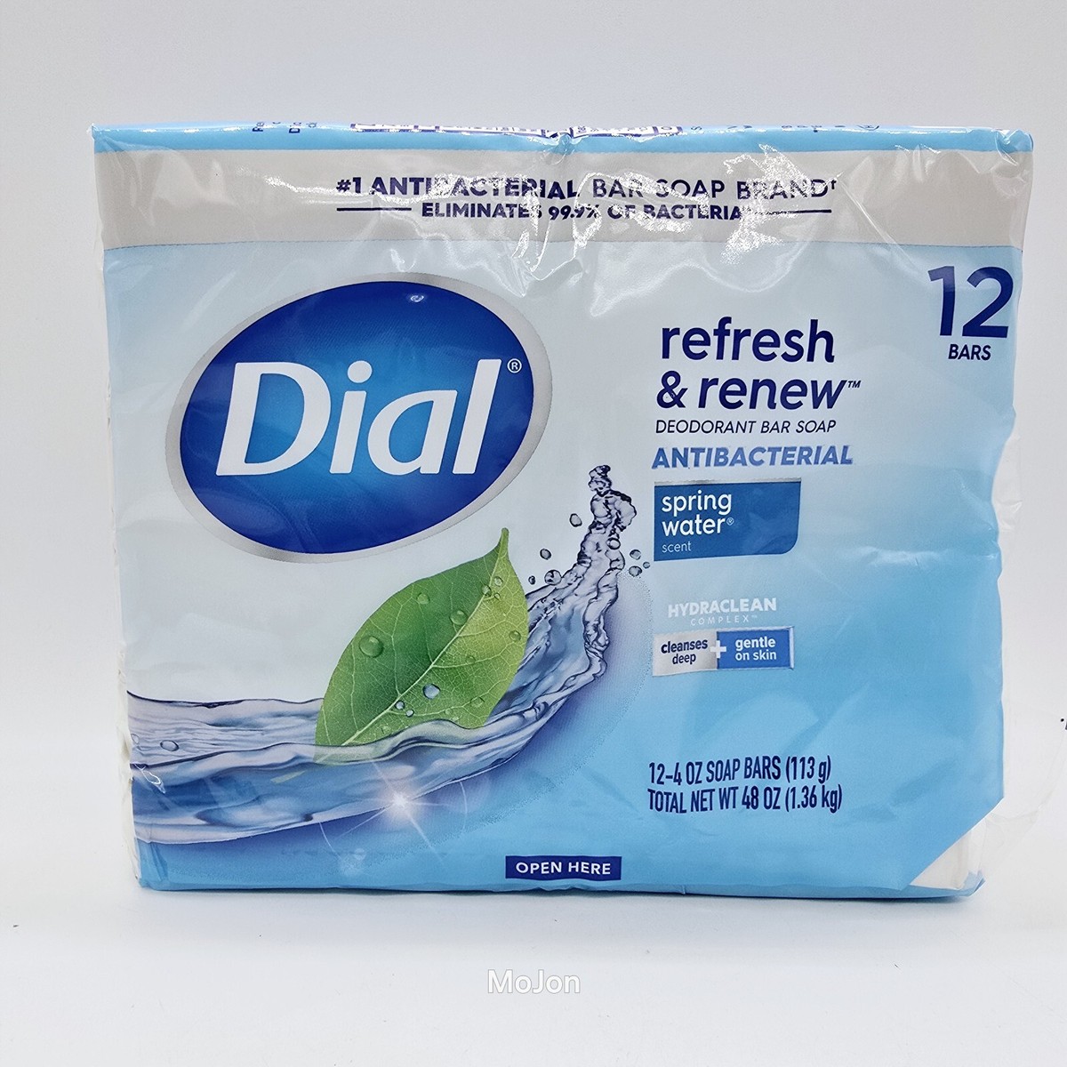 Dial Spring Water Deodorant Soap 12 Bars oz Each