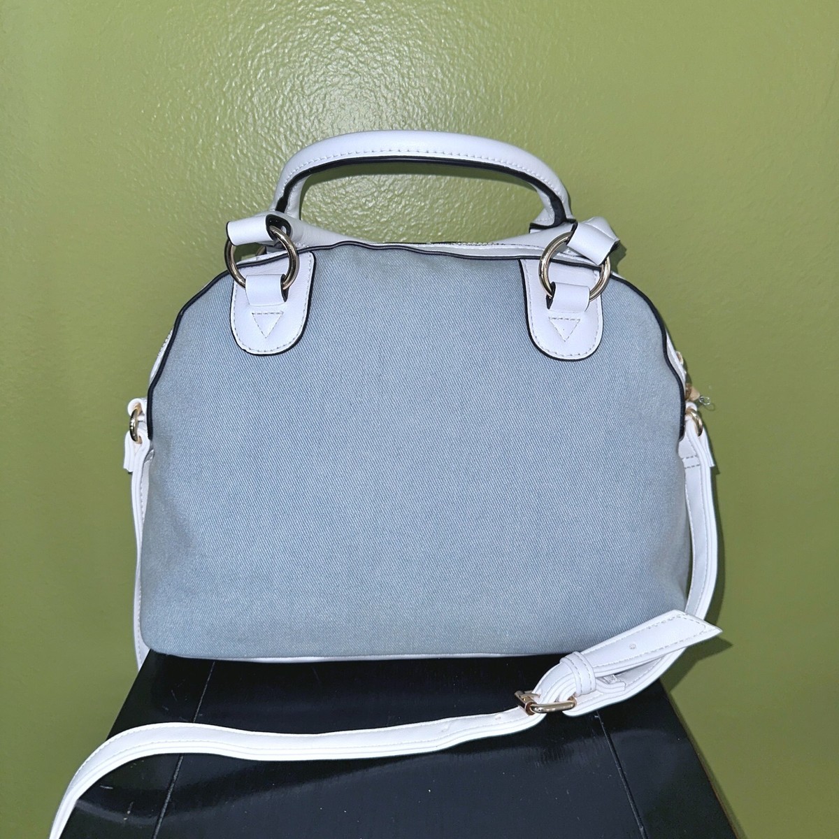 JUICY COUTURE Denim Heritage Satchel NWT | eBay