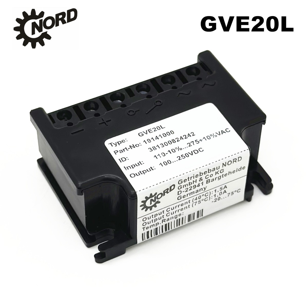 1X FOR FULL-WAVE brake rectifier GVE20L 19141000 110V275VAC 100