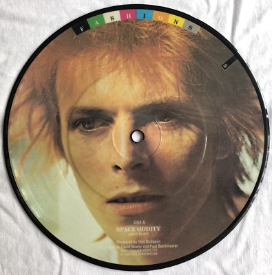 DAVID BOWIE -Space Oddity- Rare UK  Fashions  7'' Picture Disc /Vinyl Record