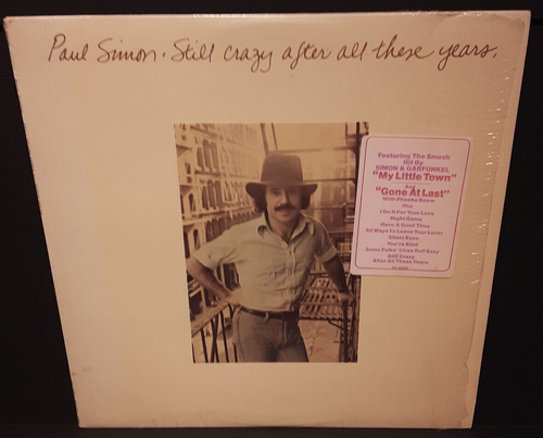 PAUL SiMON STiLL CRAZY AFTER ALL THESE YEARS ViNYL LP w/ HYPE STiCKER IN SHRiNK - Foto 1 di 3