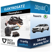 für Skoda Karoq SUV 11.2017-Jetzt Jaeger E-Satz 13Polig Fahrzeugspezifisch NEU