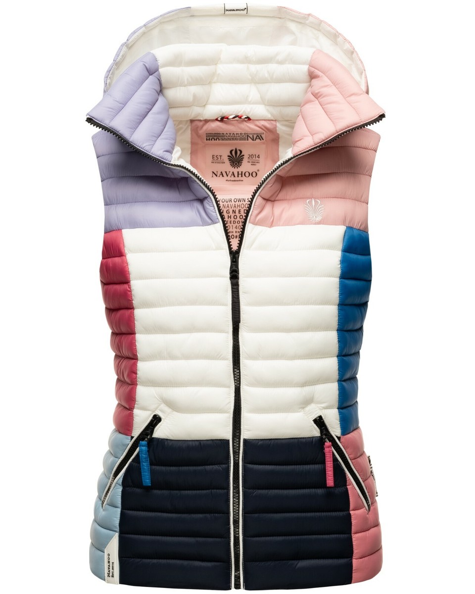Damen Steppweste ärmellos - Leichte Daunenweste Mit Taschen