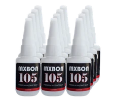 The Worlds Best Glue MXBON 105 CASE OF 12 20gr Bottles with Applicators 