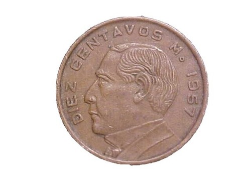Timbre Rare Du Mexique 1936 - 10 Cents Rouge - Thème Architecture - Qualité Oblitéré - Non Gradé