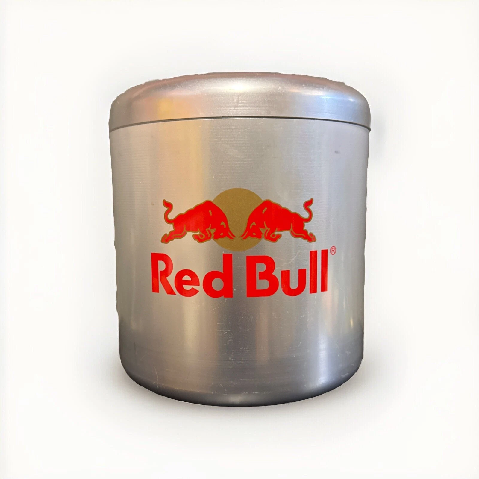 Red Bull Energy Drink Stainless Steel Counter Top Ice Bucket/Drink Cooler