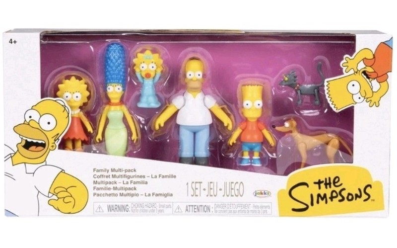 THE SIMPSONS Family Multi-Pack Of 7 Figures Jakks Pacific NEW