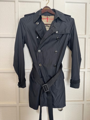 BURBERRY London Short Coat Black - Size UK10 EU40 US 6 - See Description