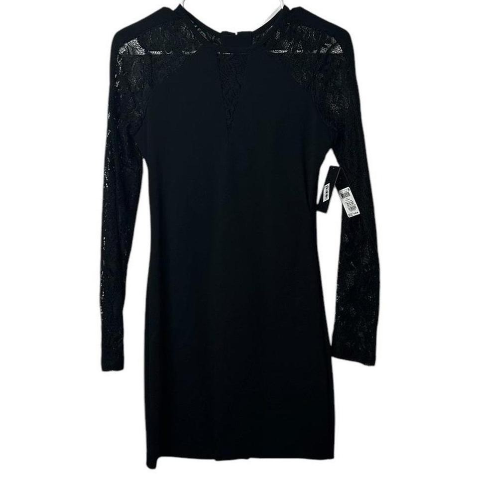 chinese dress ladies GUESS Womens Lace Trim Slip Dress, Black, 6 at Amazon Women's Clothing store