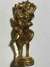 9TAILS FOX LADY CHARM PHRA LP NAENKAEW RARE OLD THAI BUDDHA AMULET PENDANT IDOL3