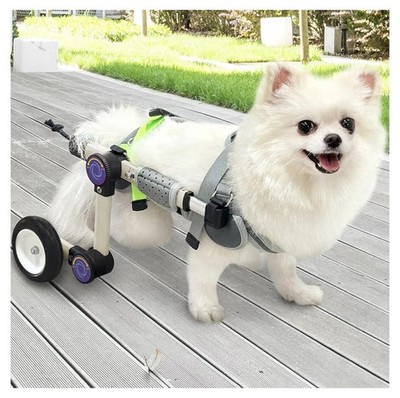 Adjustable Dog Wheelchair for Back Legs Mobility Support XS 11-17.6 LBS Open Box