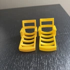 Vintage Fisher Price Little pPeople lot of 2 Yellow lounge chairs