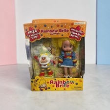 2003 Vintage Toy Doll Play Hallmark Rainbow Brite and Twink With DVD