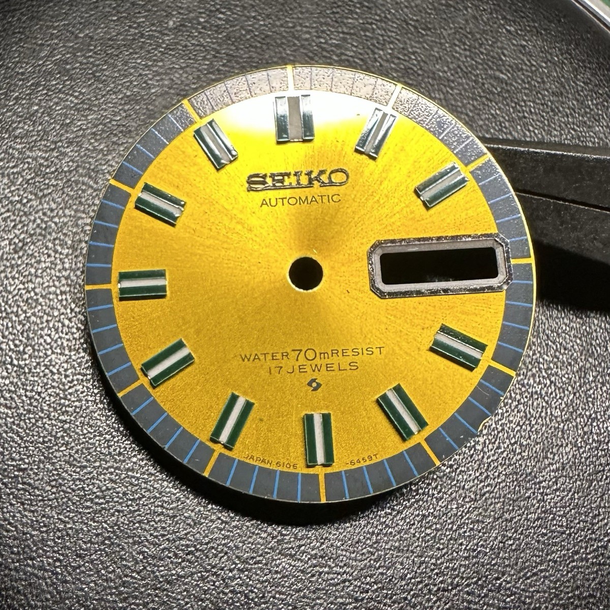 Seiko 6106-6439 UFO “Yellow Saucer” 70m Dive Watch Parts | eBay