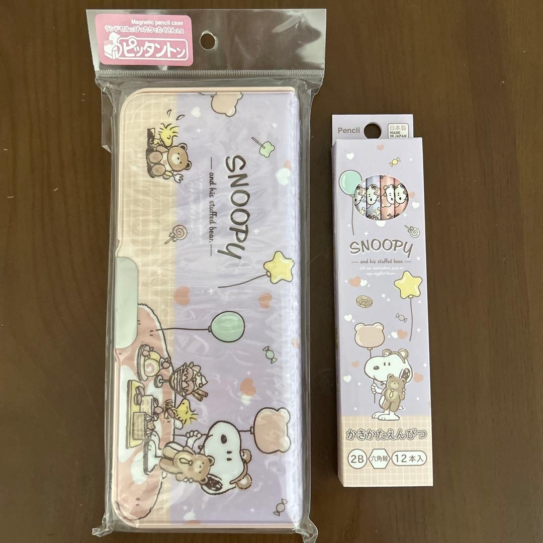 SNOOPY pencil case and pencil set #51c959