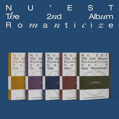 NU'est Romanticize incl. 52pg Photobook, 12pg Lyric Book, 6pc Postcard Set, (CD)