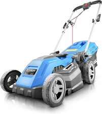 Image of Hyundai 15 / 38cm 1600w Electric Lawnmower with Rear Roller with Mulching