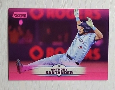 2025 Topps Stadium Club Anthony Santander Pink #143 Toronto Blue Jays