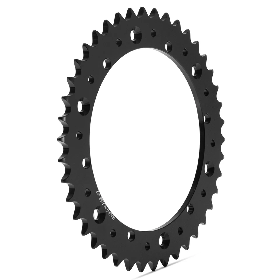 Kit de piñón de cadena 520 14T 42T para Yamaha WR400 1998 MX400 1975 XT500 77-negro Foto 2 de 4