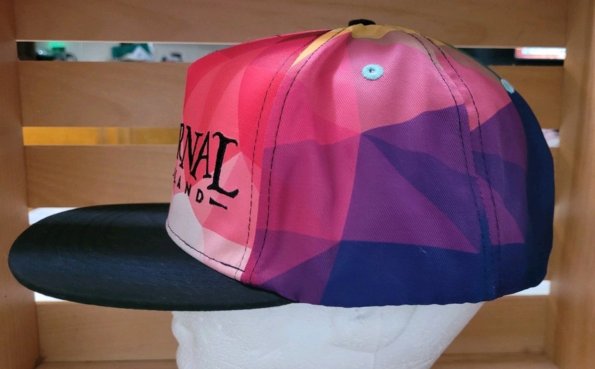 Nocturnal Wonderland Insomniac Snapback Hat EDM Rave Cap Colorful