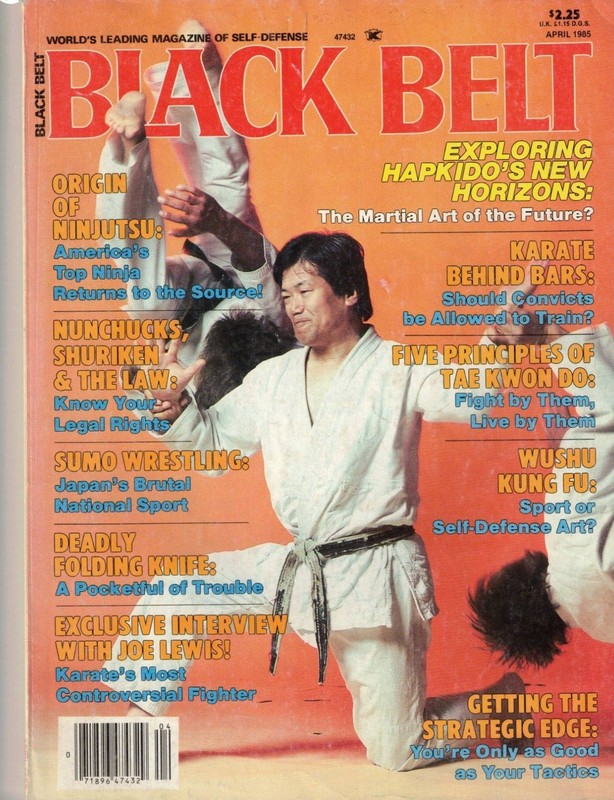 Black Belt Magazine, 1985 April, Han Jae Ji