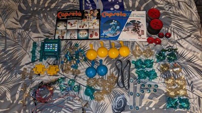 Vintage Capsela Motorized Models Lot. Construction Set. Land And Water Models