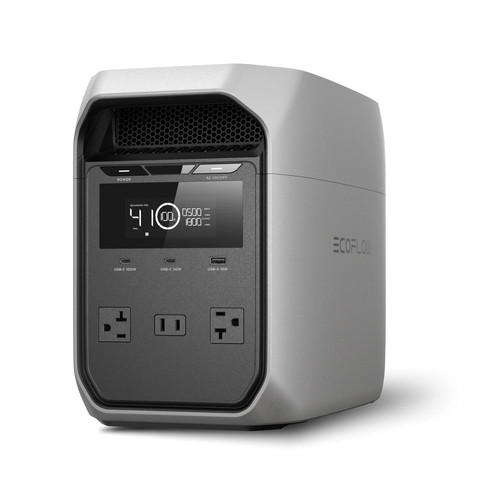 EcoFlow 1024Wh 1800W DELTA 3 Classic LiFePO4 PPortable Power Station for Backup