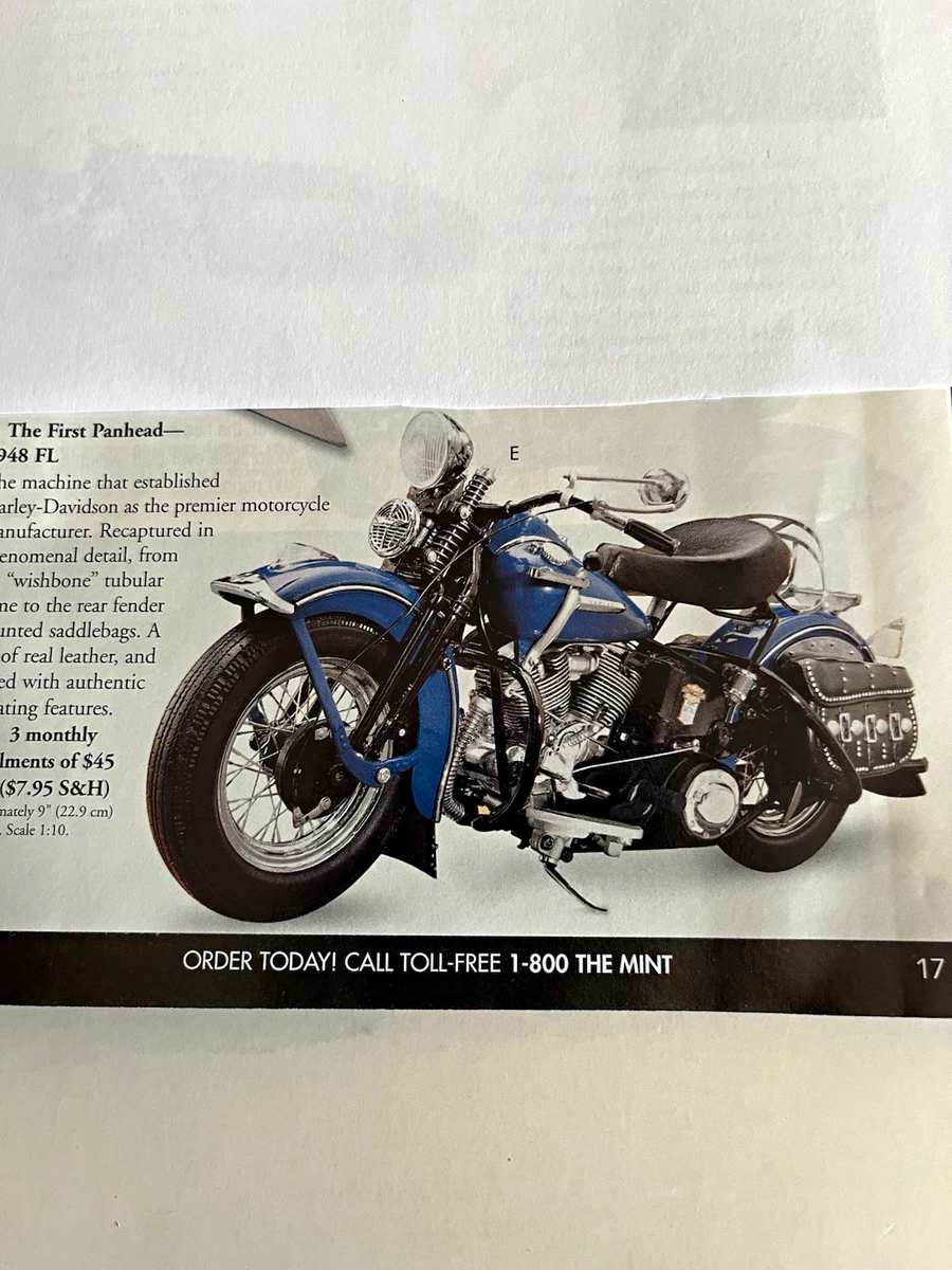 Franklin Mint Harley-Davidson Contemporary Manufacture Diecast