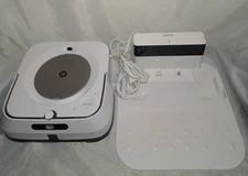 iRobot Braava Jet M6 Robot Mop Connected Mop - White Tested Machine Dock *Fast S