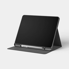 Apple iPad Pro 11" M4 Case - Heyday Black Saffiano-Polyurethane  TPU Material