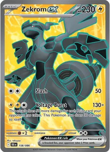 Zekrom ex #158 Pokemon Black Bolt