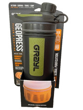 GRAYL GeoPress Water Purifier Bottle   Black Camo 400-BCO NEW 