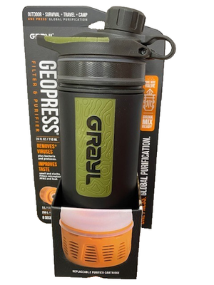 Geopress la gourde grayl ultra performante qui filtre et purifie l'eau de vos expéditions