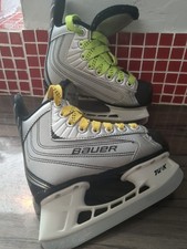 Bauer 22 Ice Hockey Ice Skates Size 10Y Children's Ice Skates Vgc