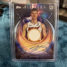 2025-26 Topps Midnight - Rookie Jersey Autographs Kasparas Jakucionis #RJA-KJ  