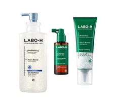 LABO-H Hair Loss Care Scalp Cooling & No Sebum Set (3 Items) from Korea