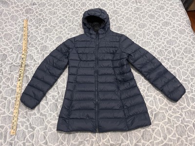 Eddie Bauer Puffer Down Jacket - Blue - Women s Medium
