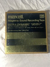 Maxell Ultra Dynamic UD35-7 Magnetic Sound Recording Tape With Content