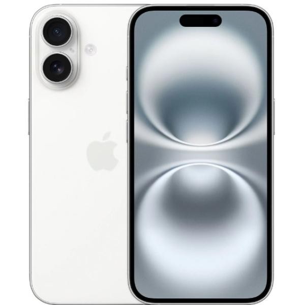APPLE IPHONE 16 5G 128GB iOS DUAL SIM DISPLAY 6.1" 8GB RAM EU WHITE