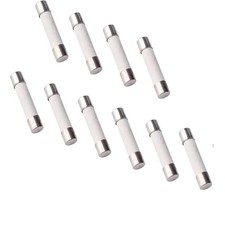 Ceramic Fuses 10pcs 6x30mm 500V 10A Fast Blow Fuse Set