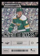 2023-24 Upper Deck Credentials Debut Ticket Access Horizontal Variation Daemon