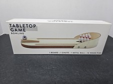 NEW Wooden Mini Desktop Bowling Game - Premium Material for Kids Great Gift Idea