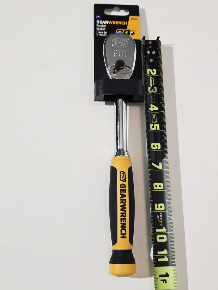 ¡NUEVO! Llave de cambios 1/2" 90T 12 pulgadas trinquete 81303T doble material agarre cómodo  Foto 3 de 4