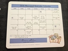 Mousepad Calendar / Planner 