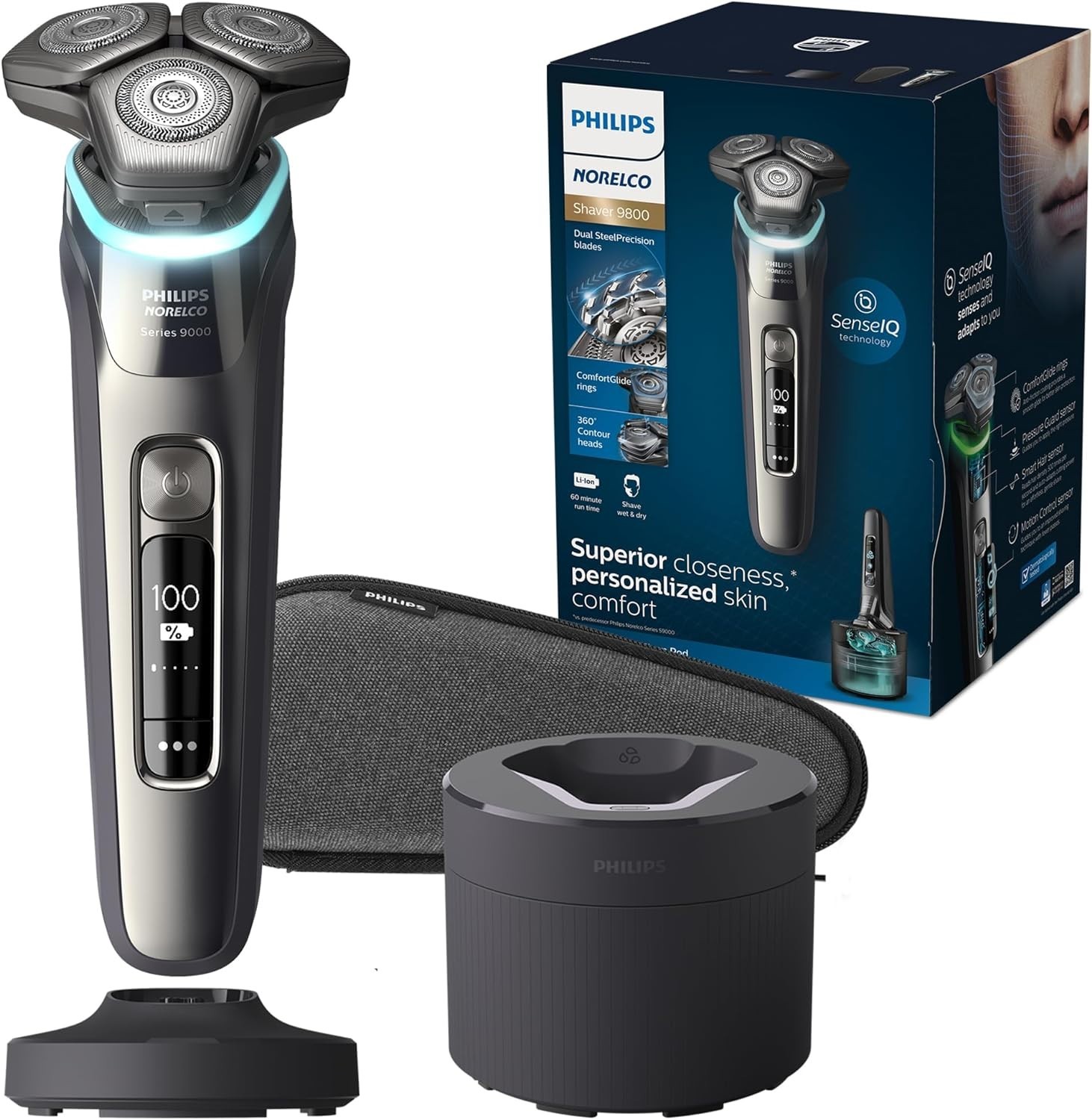 9800 Rechargeable Shaver Senseiq S9987/85