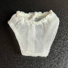 Vintage Barbie Undergarment Clothes: Sheer White Nylon Panties, 90's D