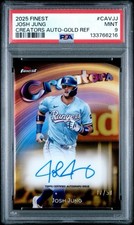 2025 Topps Finest Josh Jung Creators Autographs  #CAV-JJ Gold Refractor 17/50!!