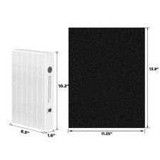 H13 True HEPA Filter Replacement HRF-R2 for Honeywell HPA200 250 Air Purifiers